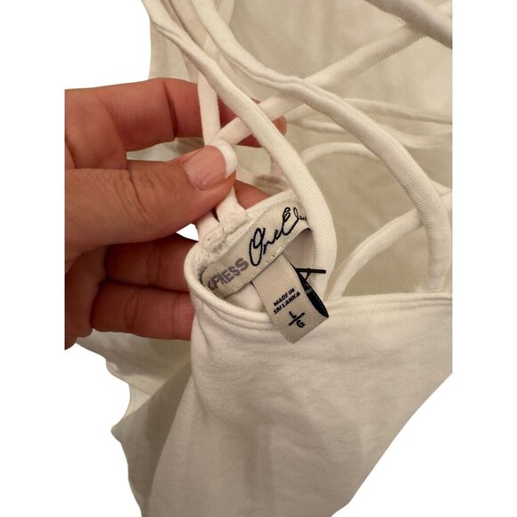 NWOT Express White body suit size large - Picture 3 of 3